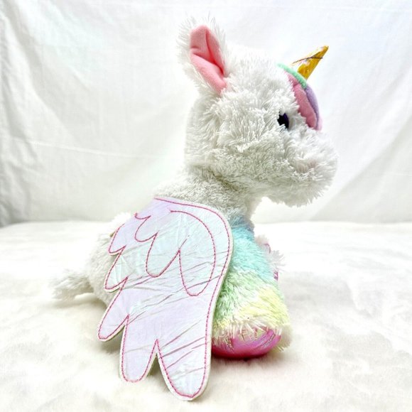 Barbie Dreamtopia Unicorn w/Wings 11" Plush Stuffed Toy Mattel Light Sound Works - Picture 4 of 12